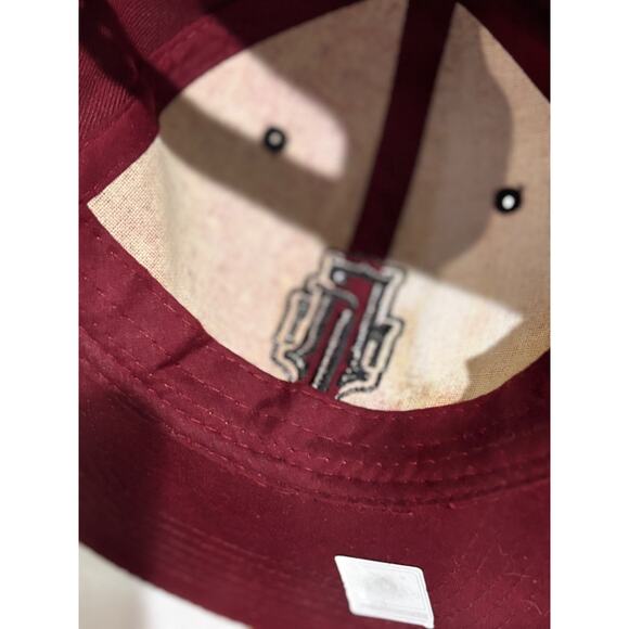 Leaders L.O.G.A. Mens Trucker hat Cap Maroon New Grindtime Skater Snowboard y2k - Picture 7 of 7